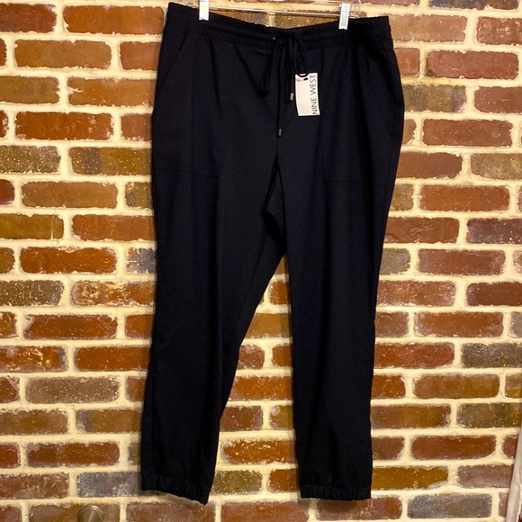 Nine West Pants - Nine West tie-waist jogger mid-rise NEW XXL